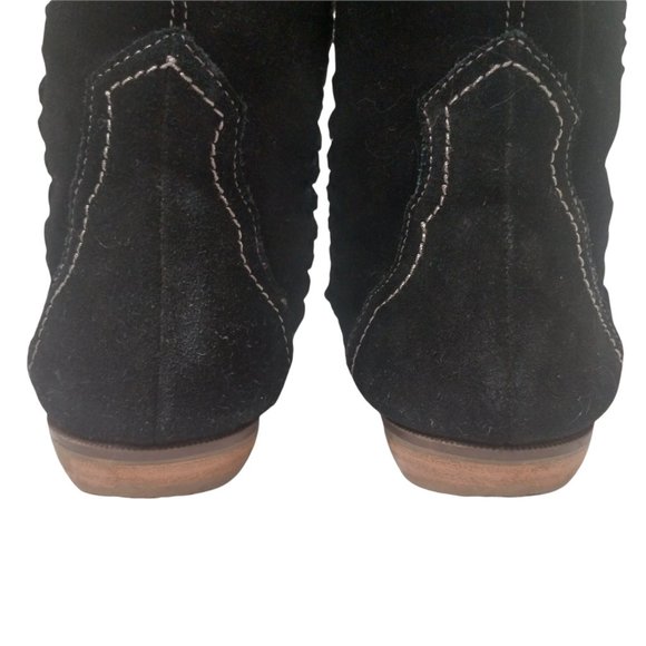 Sporto Bridget Black Suede Cowboy Boots Size 7.5 - Picture 4 of 14